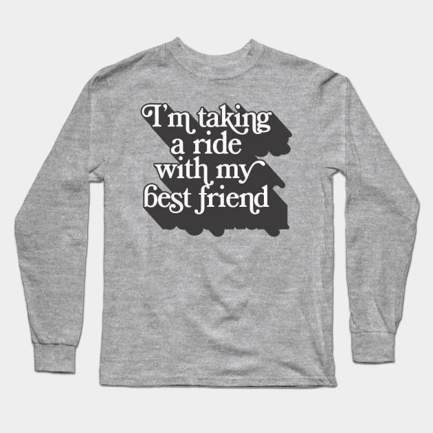 I'm taking a ride with my best friend /// Depeche Mode Fanart Long Sleeve T-Shirt by DankFutura